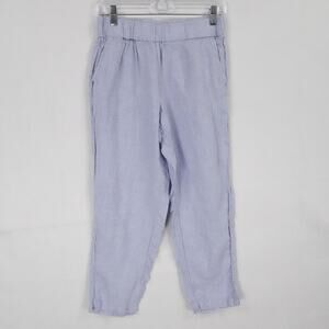 Haven Pants‎ Women Small Lavender Well Within Linen Relaxed Lightweight Pockets